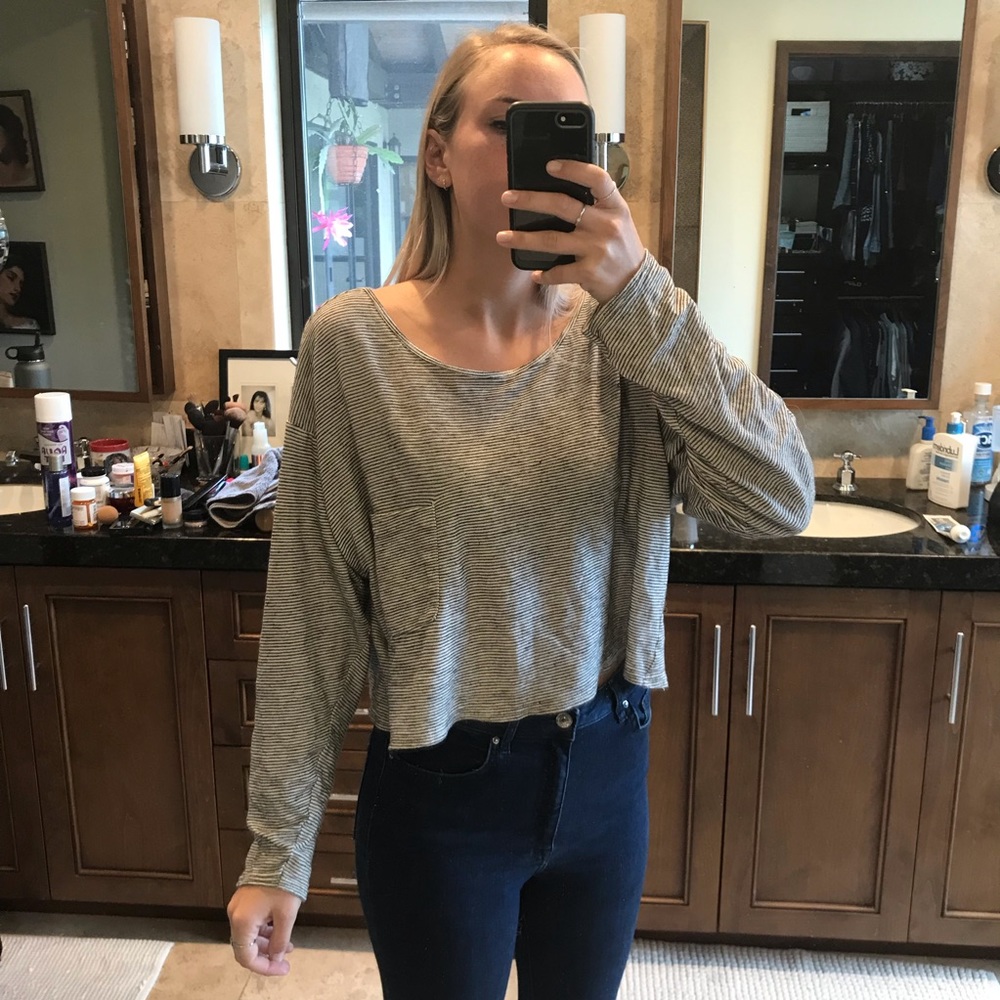 Boxy american apparel long sleeve